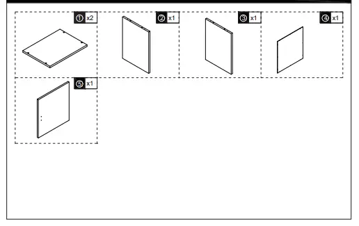 FUFU-GAGA-KF210162-3-in-1-Whit-Wood-Buffet-and-Hutch-Combination Cabinet-fig7