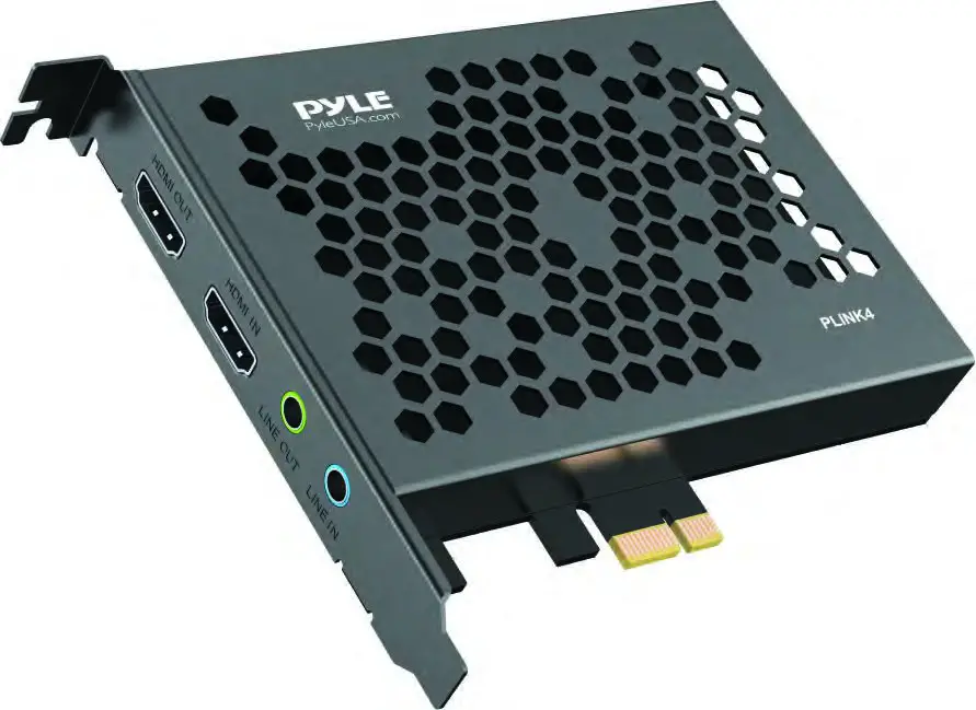 PYLE PLINK4 PCI-E Gen2 4K HDMI Video Capture Card -