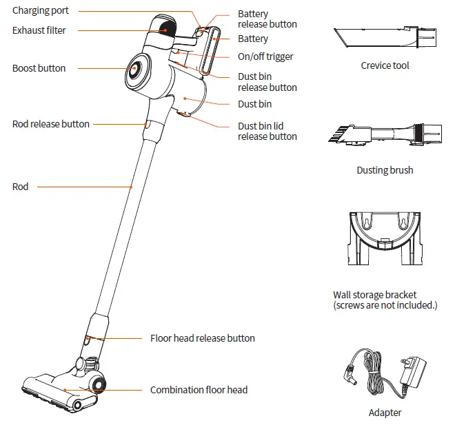 Ultenic U10 Pro Stick Vacuum 1