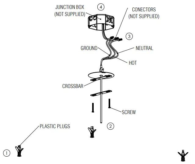 ACCORD-LIGHTING-5048-Ceiling-Lamp-Instruction-fig-1
