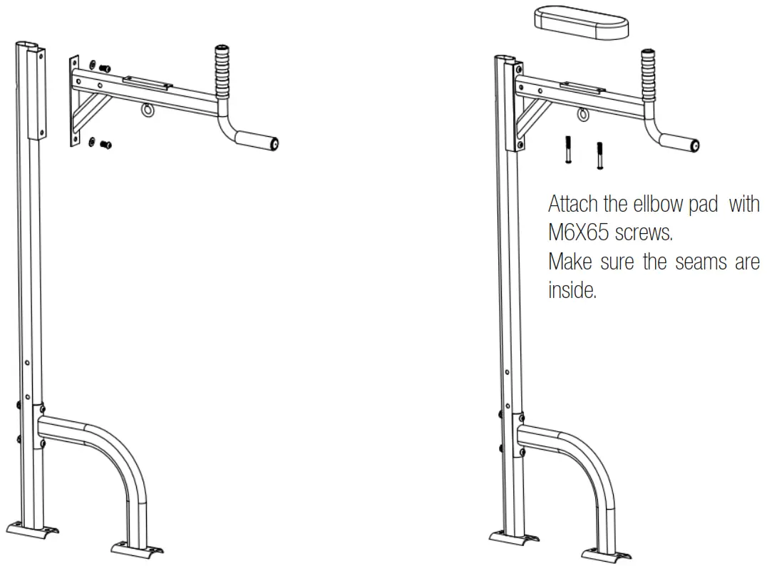 SPORTSTECH PT300 Chaise Romaine Power Tower Tour - STEP 2