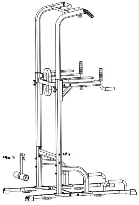 SPORTSTECH PT300 Chaise Romaine Power Tower Tour - STEP9