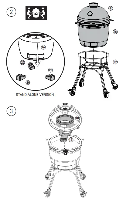 KAMADO-JOE-KJ15042621-Charcoal-Grill-fig-4