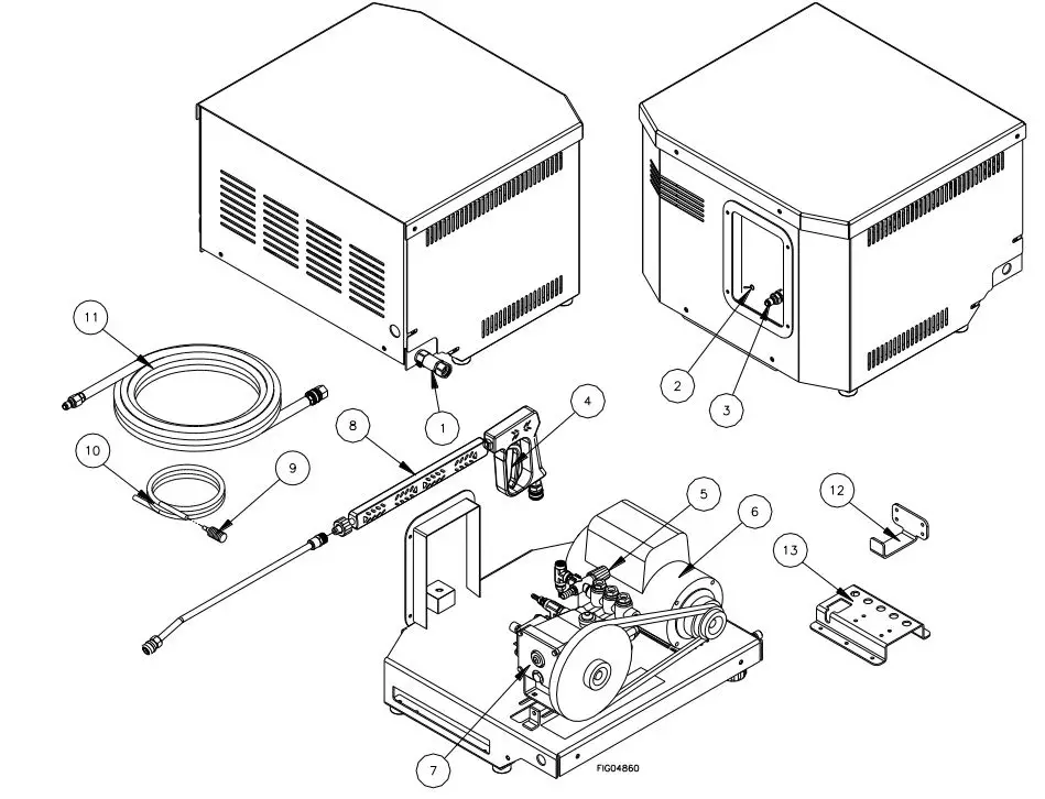 NORTHSTAR M157304S Cold Water Pressure Washer Owner’s Manual - Component Identification