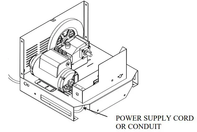 NORTHSTAR M157304S Cold Water Pressure Washer Owner’s Manual - Feed power cord through the strain relief nut