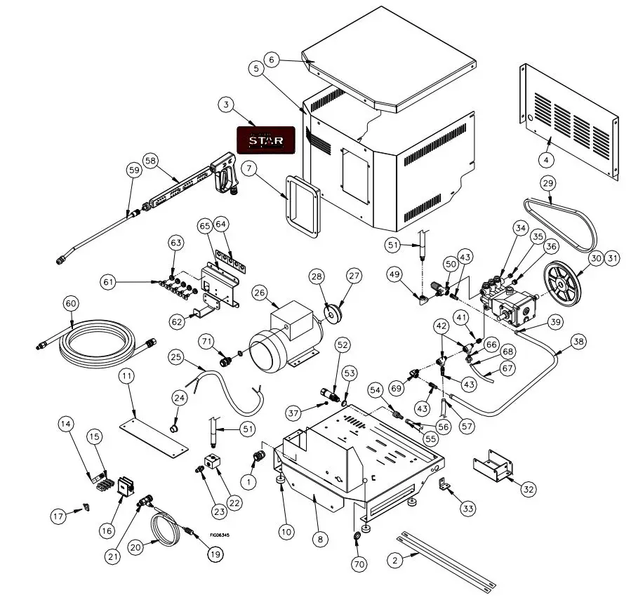 NORTHSTAR M157304S Cold Water Pressure Washer Owner’s Manual - Parts Breakdown-Rev S