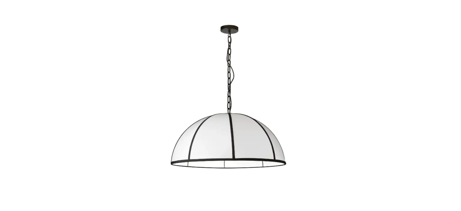 Dainolite Pto-201p-mb-bw Portobello 1 Light 20 Inch Pendant Instruction Manual