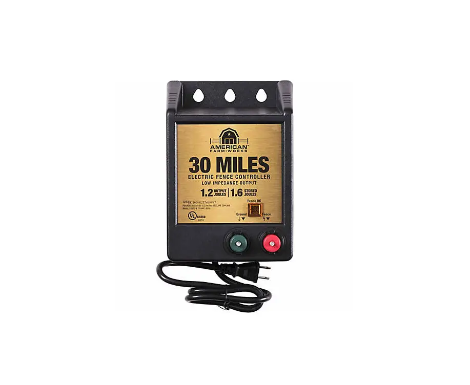 American Farmworks Ac30mafw Electric Fence Energizer User Manual