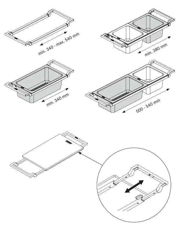 FRANKE ALL IN SET 5 Full Set Storage Box - fig10