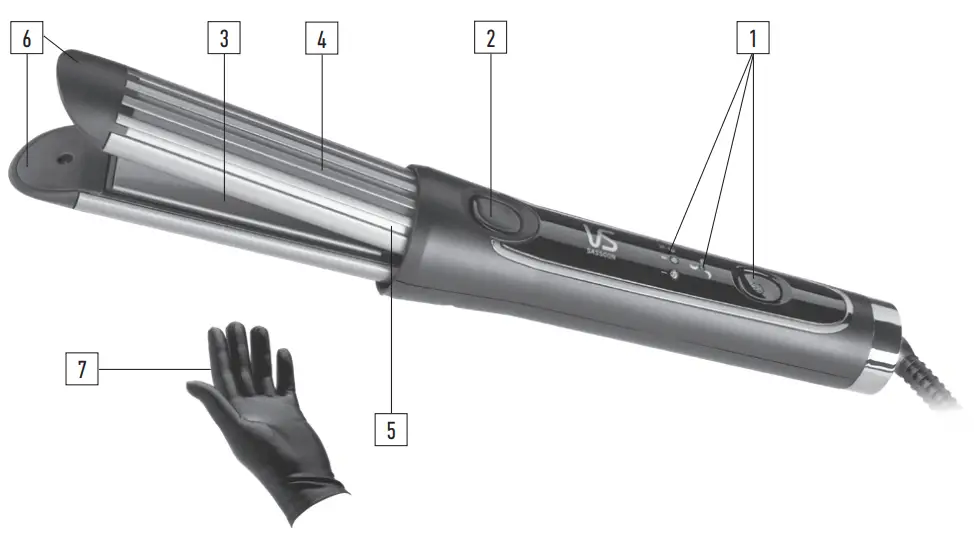 VS SASSOON VSC2112A Cool Curl Brilliance - fig 1