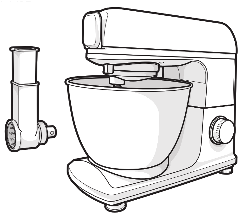 AEG KM5 1 4SRB Deli 5 Kitchen Machine - fig