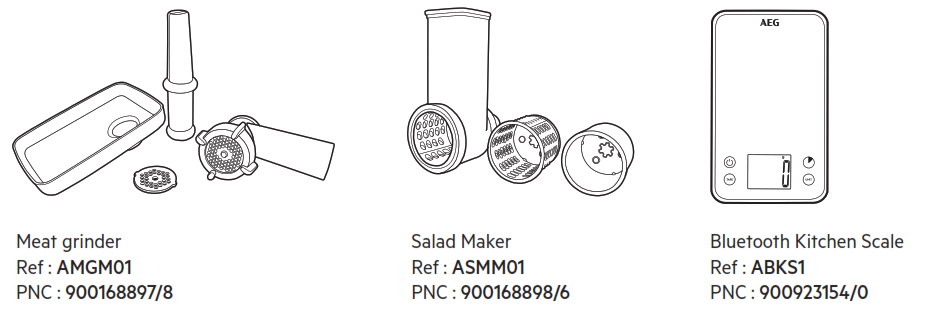 AEG KM5 1 4SRB Deli 5 Kitchen Machine - fig1