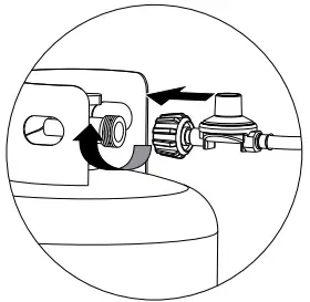 BACKYARD GRILL GBC1429WBRS Outdoor LP Gas Barbecue Grill - as Tank