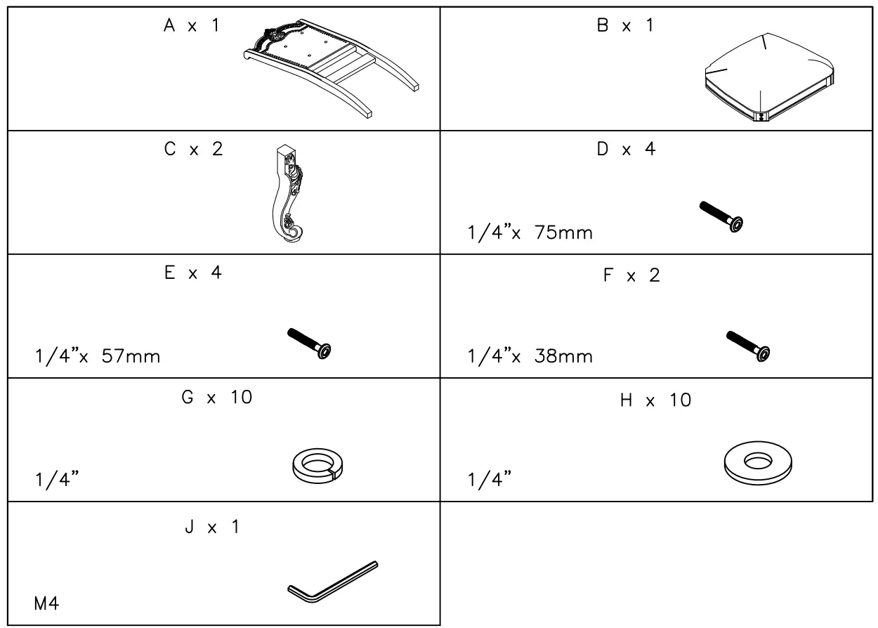ASHLEY D776 01 Johnelle Dining Chair - fig