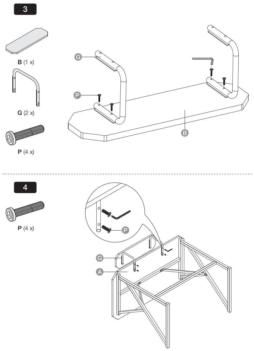 amazon basics B07QX2BYDH Gaming Computer Desk - fig 3