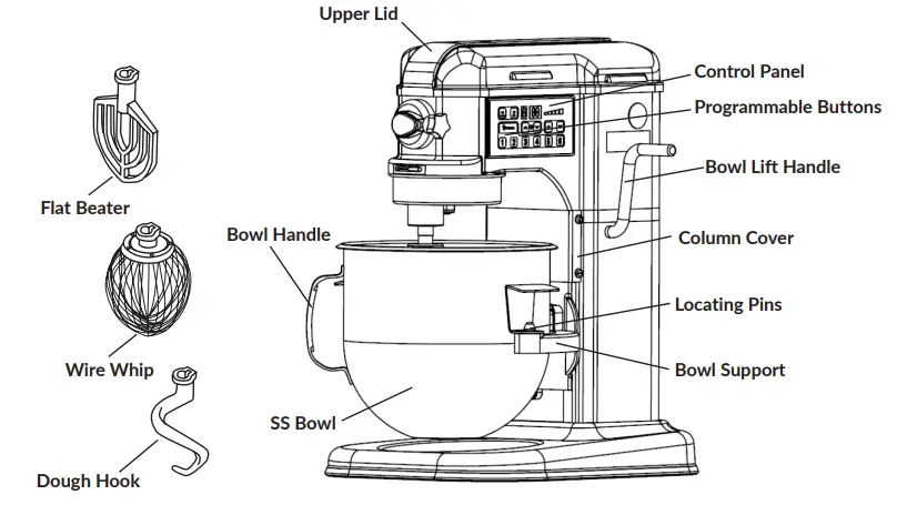 Estella-348EMIX8-Programmable-Bowl-Lift-Countertop-Mixer-FIG-1