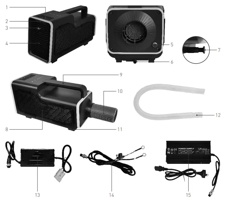 Wanderer 410W Portable Air Conditioner - Figure 2