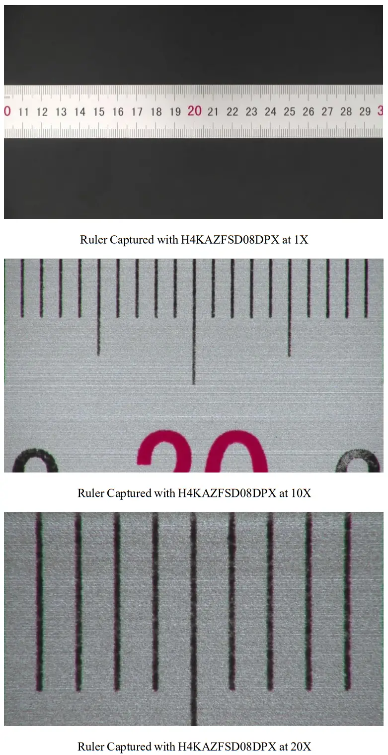 DeltaPix H4KAZFSD08DPX 20X motorized Zoom and Autofocus Digital Microscope - Images Captured