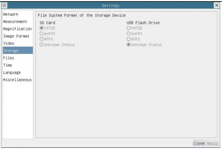 DeltaPix H4KAZFSD08DPX 20X motorized Zoom and Autofocus Digital Microscope - Storage Page