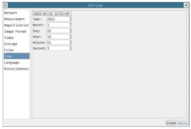 DeltaPix H4KAZFSD08DPX 20X motorized Zoom and Autofocus Digital Microscope - Time Setting