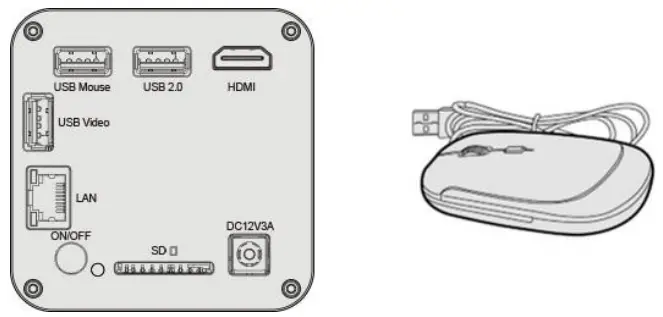 DeltaPix H4KAZFSD08DPX 20X motorized Zoom and Autofocus Digital Microscope - USB port