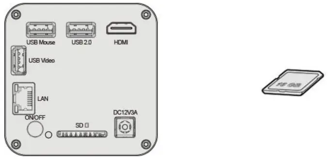 DeltaPix H4KAZFSD08DPX 20X motorized Zoom and Autofocus Digital Microscope - USB port1