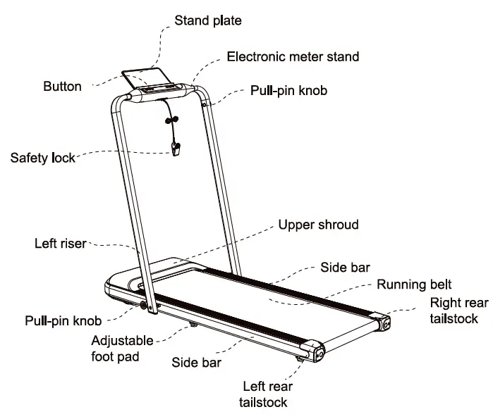 EQi-Industrial-T4021-Household-Electric-Treadmill-FIG-1