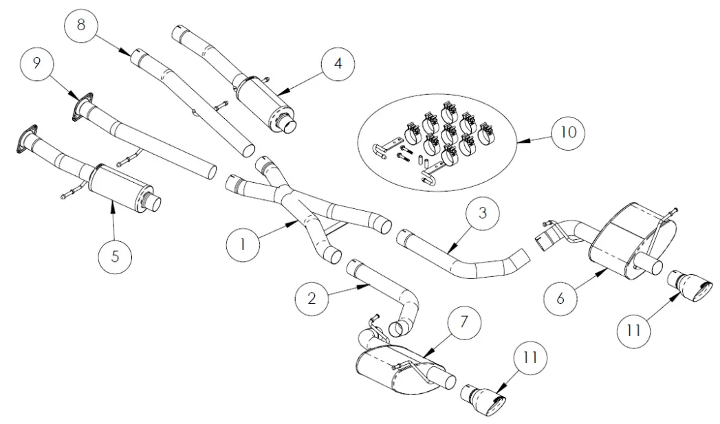 CORSA 2021-23 Dodge Durang - installation instructions