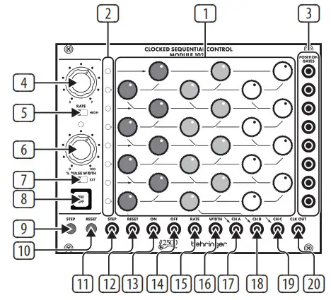 behringer 1027 Clocked Sequential -Control