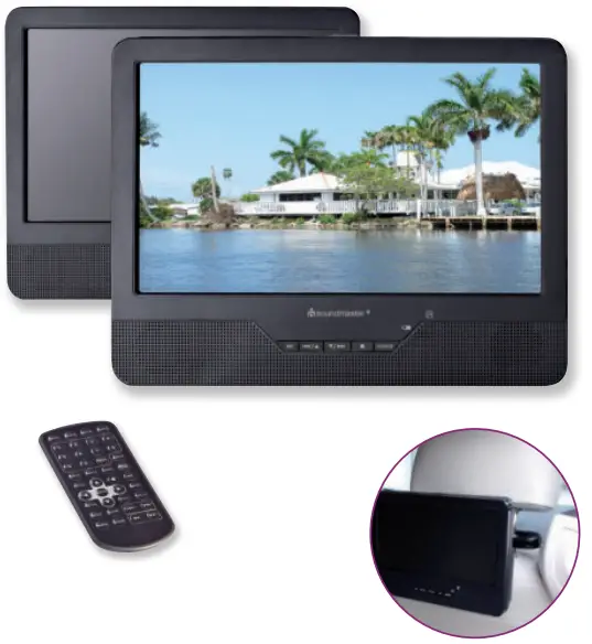 soundmaster 2023 24 Speaker Box Clock Radio Turntable - PDB1800