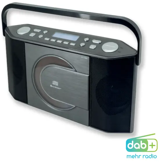 soundmaster 2023 24 Speaker Box Clock Radio Turntable - RCD1770AN