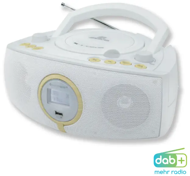 soundmaster 2023 24 Speaker Box Clock Radio Turntable - SCD1500WE