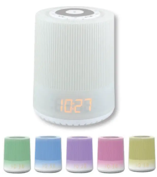 soundmaster 2023 24 Speaker Box Clock Radio Turntable - UR230WE