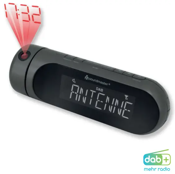 soundmaster 2023 24 Speaker Box Clock Radio Turntable - UR6700AN