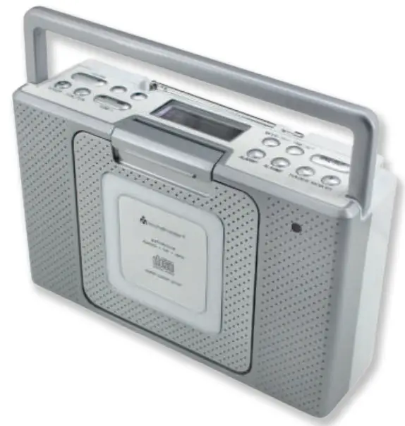 soundmaster 2023 24 Speaker Box Clock Radio Turntable1 - BCD480