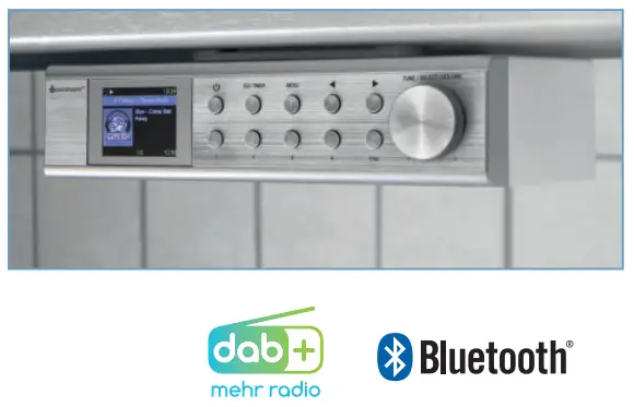 soundmaster 2023 24 Speaker Box Clock Radio Turntable1 - IR1500SI