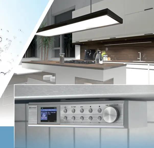 soundmaster 2023 24 Speaker Box Clock Radio Turntable1 - Kitchen