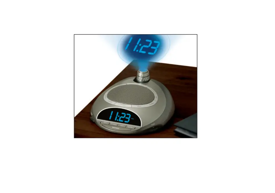 Homedics Ss-4500 Soundspa Am/fm Clock Radio Projects Time Instruction Manual And Warranty Information