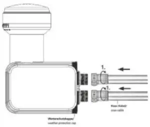 hama 00121697 Quad Switch LNB-- Switch LN