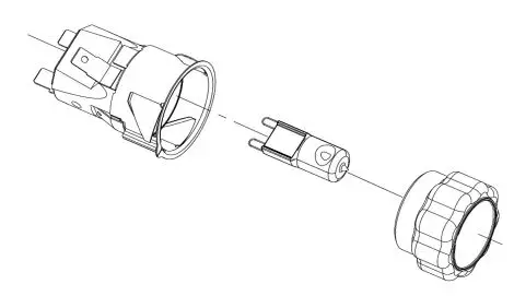 ARTUSI CAO900X1 Electric Built-In Oven Instruction Manual - Replacing the Lamp in the Oven