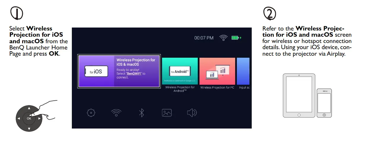 Wireless Projection - iOS Devices