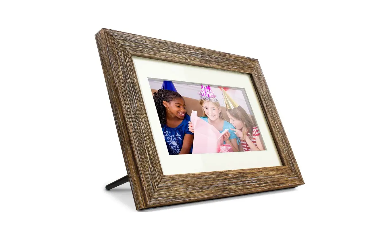 Aluratek Adpfd07f 7 Inch Distressed Wood Digital Photo Frame User Guide