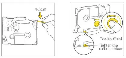MARK DOMAIN P3100D Label Maker Machine- Label tap 3