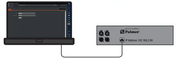 WIRED CONNECTION VIA ETHERNET