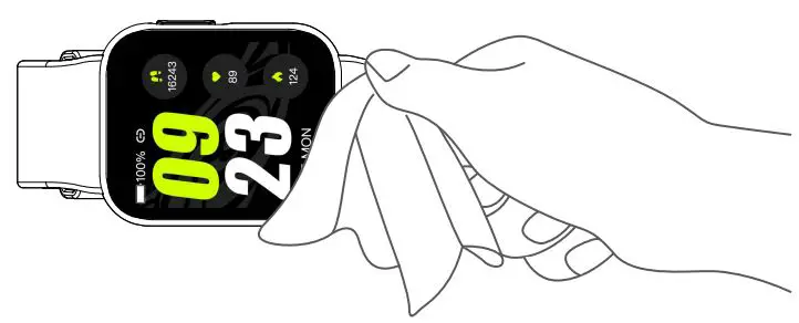 Shenzhen Xiaoju Intelligent Technology N23 Smart Watch User Manual - Cleaning and maintenance