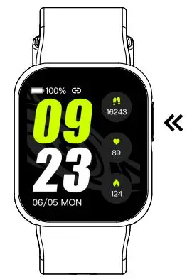 Shenzhen Xiaoju Intelligent Technology N23 Smart Watch User Manual - Key Operation