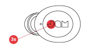 TURNING OFF YOUR EARBUDS