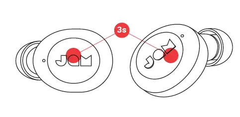 CONNECT BOTH EARBUDS