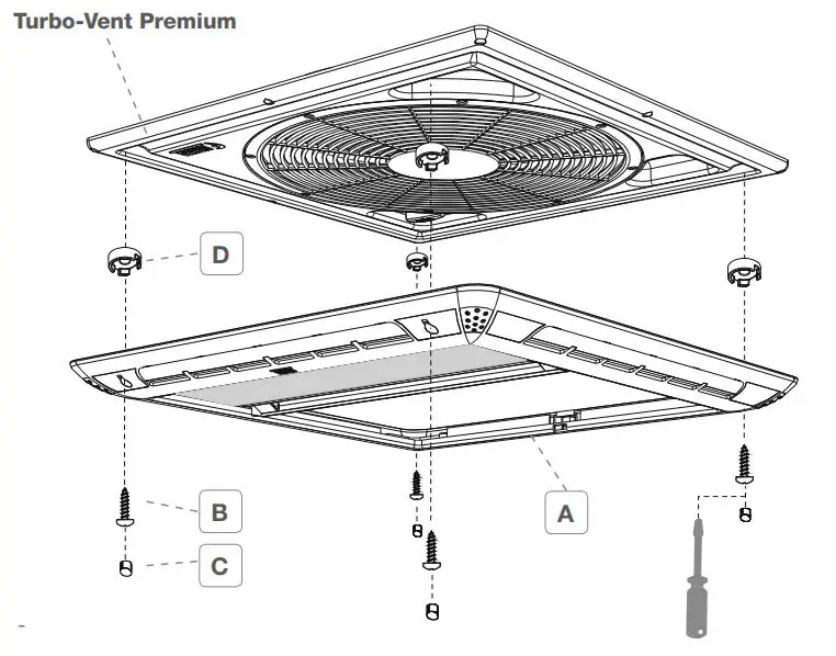 FIAMMA 06310-01 Rollo Vent 40 Roller Blind For Roof Light fig6