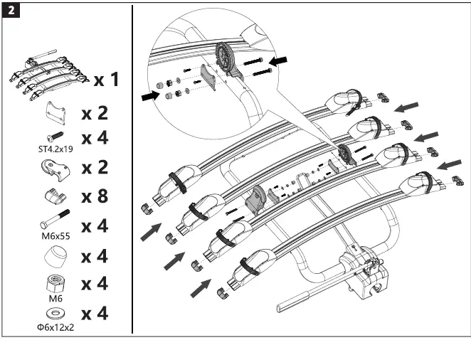 HAMRON 609208 Bike Carrier FIG 3